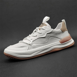 Men's Hollow Out Breathable Lace Up Basketball Shoes