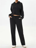 Women's Comfy Hooded Sweatsuit Set Casual Comfy Track Suit
