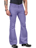 Men's Trendy Mid-Rise Stretchy Flared Pants