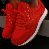 Women's Cute Breathable Mesh Glitter Shoes