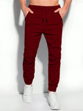 Men's Daily Wear Simple Loose Ankle-Tied Casual Pants