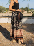 Ethnic Geometric Print Holiday Skirts for Ladies