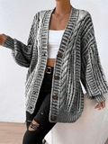 Women's Stylish Oversized Knit Cardigan Casual Sweaters