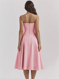 Sexy Spaghetti Strap Bustier Swing Dress for Women