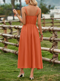 Female Prairie Vacation Waist Tie Bow Sleeveless Dresses