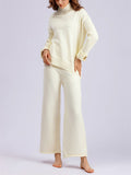 Thermal Autumn High Neck Sweater + Loose Pants