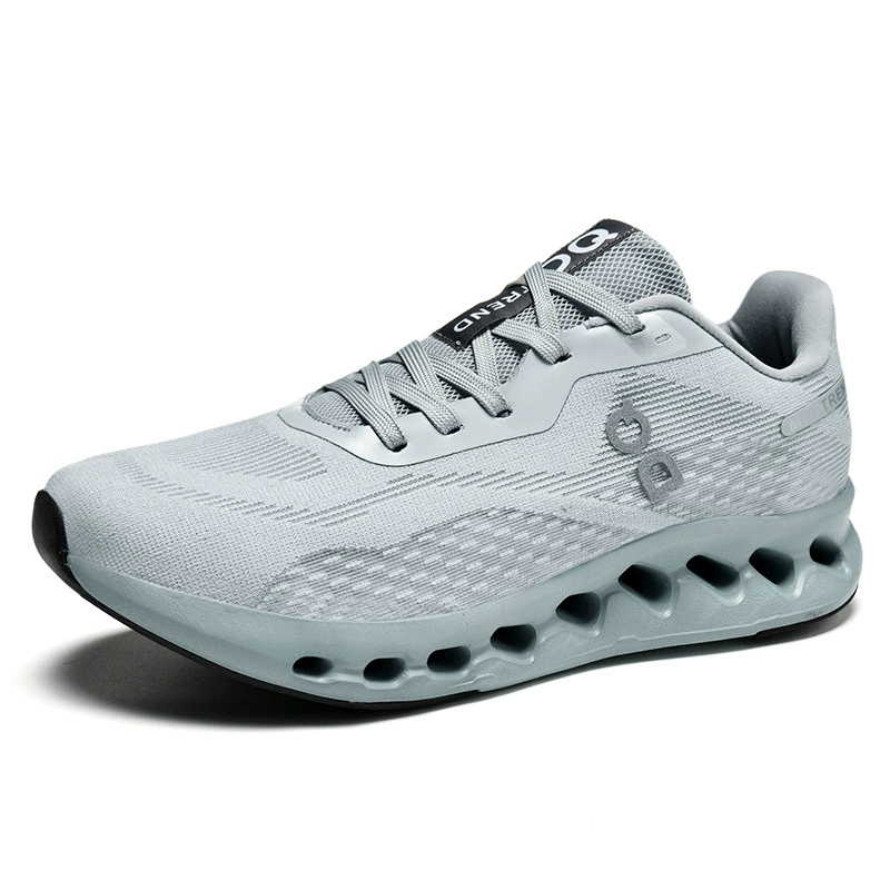 Male Trendy Outdoor Flying Woven Lace Up Running Sneakers