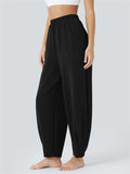 Women's Comfy Solid Color Pockets Drawstring Pants