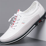 Men's Casual PU Leather Flats Work Loafer Shoes