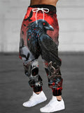 Men's Horror Movie Character Skull 3D Print Casual Jogger Trousers