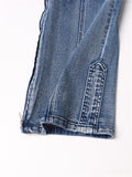 Female Multi-Pocket Loose Fit Cargo Denim Jeans