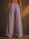 Women High Waist Baggy Drawstring Lounge Wide Leg Sweatpants