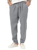 Summer Cotton Linen Comfortable Breathable Men's Sweatpants