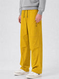 Mens Baggy Wide Leg Gorpcore Techwear Drawstring Pants