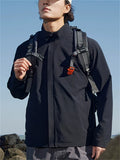 Men's Autumn Stand Collar Lightweight Water Repellent Outdoor Jackets