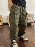 Men's Urban High-Street Baggy Fit Tactical Cargo Pants