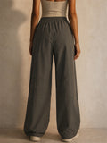 Women Streetwear Outdoor Wide Leg Baggy Cargo Parachute Pants