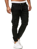 Men's Cool Elastic Waist Tapered Cargo Jogger Pants
