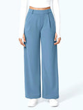 ‌Women's Simple High Waist Drape Wide Leg Casual Suit Pants