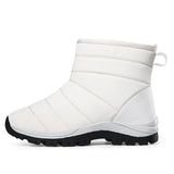 Autumn Winter Thickened Fur-lined Women's Mid-calf Snow Boots