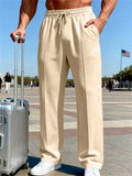 Men's Summer Drawstring Loose Fit Casual Lightweight Pants