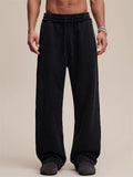 Men's Distressed Loose Casual Sweatpants with Drawstring Waist