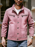 Men's Classic Slim Fit Button Up Outerwear Denim Jackets