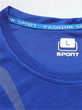 Summer Sports Breathable Quick Dry Short Sleeve Top + Loose Shorts
