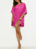 Beautiful Sequins Loose Short Fairy Dress for Women