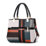 Korean Style Plaid Print Simple Modern Female Handbag