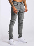 Casual Wear Resistant Slim Fit Jeans for Male