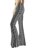 Female Boho High Waisted Flare Forbidden Pants