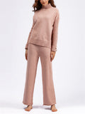Thermal Autumn High Neck Sweater + Loose Pants