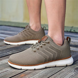 Men's Summer Breathable Flying Woven Mesh Sporty Sneakers