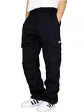 Men's Sports Style Cozy Loose Multi-Pocket Cargo Pants