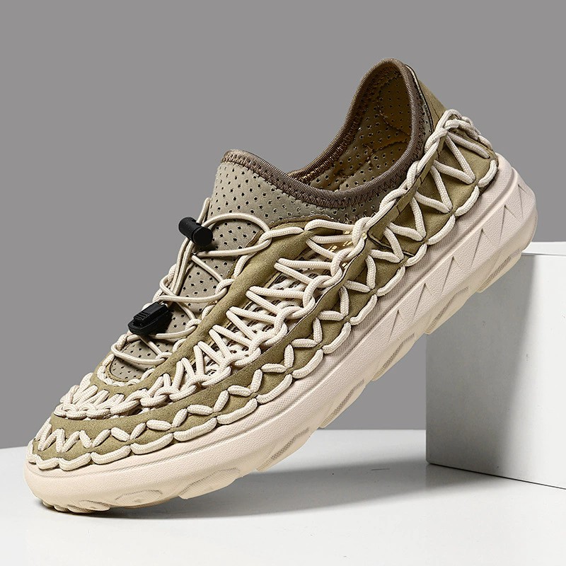 Male's Casual Breathable Closed Toe Slip-Ons Beach Sandals