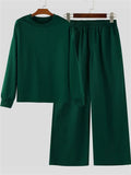 Men's Cool Loose Fit Sweatshirt and Sweatpants Set