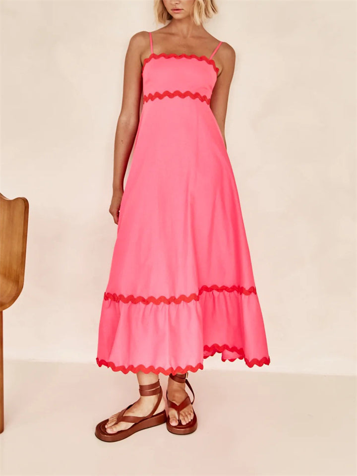 Ladies Summer New Trendy Beach Strappy Dresses