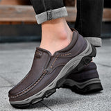 Men's Comfort Slip-On Durable Orthopedic Walking Shoes