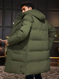 Winter Cotton-padded Jacket Mid-length Down Coat for Men