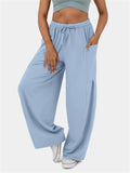 Women's Casual High-Rise Drawstring Oversized Pants