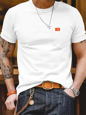 Men's Daily Simple Round Neck Slim Fit Summer T-shirts