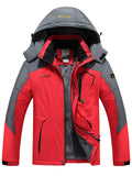 Men's Winter Warm Fleece Lined Outdoor Windproof Hiking Hooded Coats