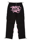 Men's Exaggerated Letter Print Hip-Hop Straight Leg Pants