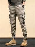 Men's Streetwear Slim Fit Ankle-tied Cargo Pants