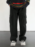 Men's High Street Vintage Loose Fit Multi-Pocket Cargo Trousers
