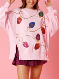 Women's Cute Side Slit Christmas Shirts