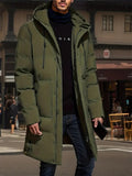 Winter Cotton-padded Jacket Mid-length Down Coat for Men