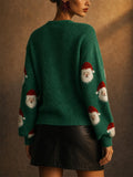 Women Pullover Santa Fuzzy Ugly Christmas Sweaters