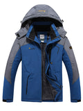 Men's Winter Warm Fleece Lined Outdoor Windproof Hiking Hooded Coats
